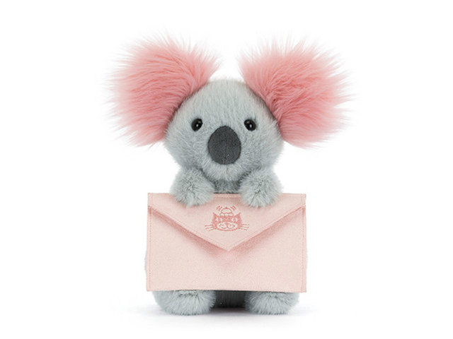 Teddy Bear n Doll - Jelly Cat Koala with Message - TJ0112A5 Photo